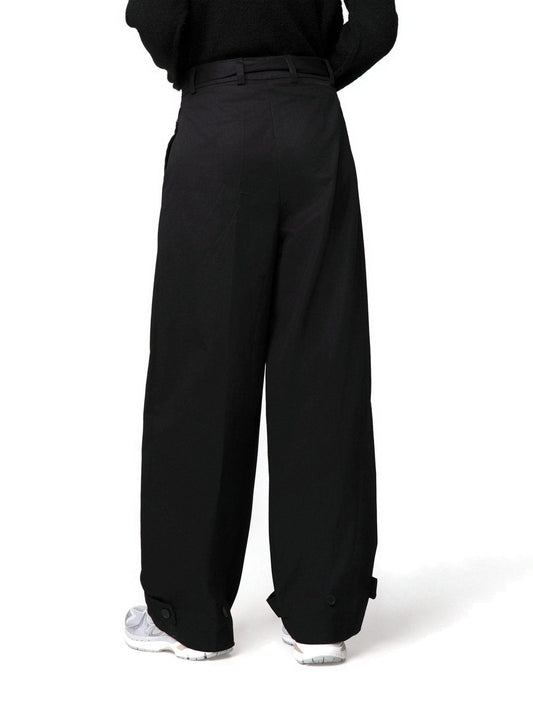 Hinnominate Pantalone Cotone Cinturino - Pantaloni Donna - Nero