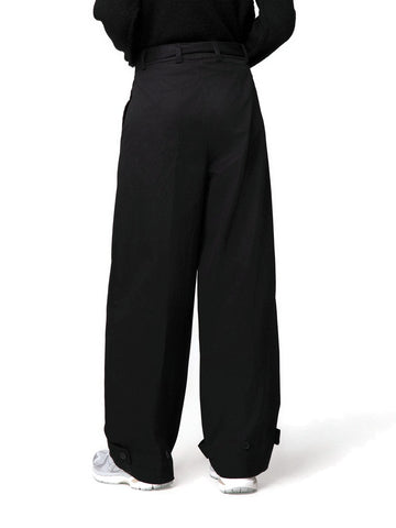Hinnominate Pantalone Cotone Cinturino - Pantaloni Donna - Nero