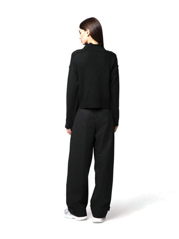 Hinnominate Pantalone Cotone Cinturino - Pantaloni Donna - Nero