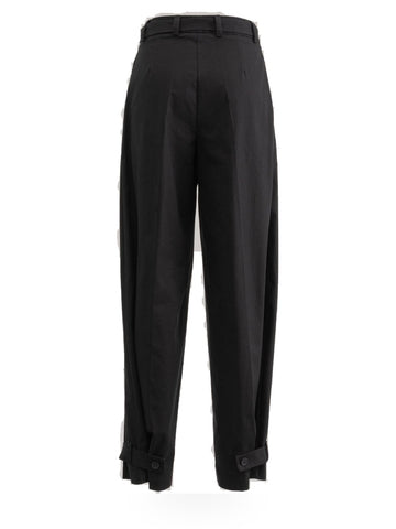 Hinnominate Pantalone Cotone Cinturino - Pantaloni Donna - Nero