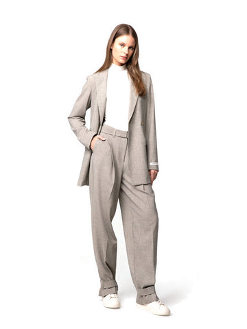 Hinnominate Pantalone In Poliviscosa - Pantaloni Donna - Beige