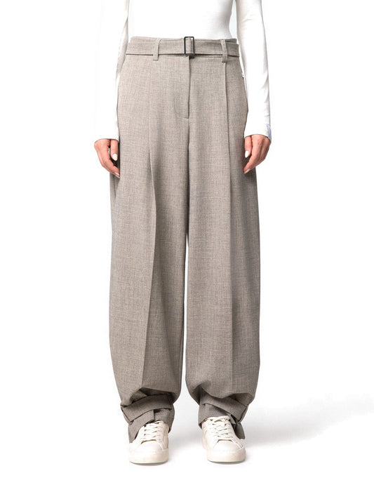 Hinnominate Pantalone In Poliviscosa - Pantaloni Donna - Beige