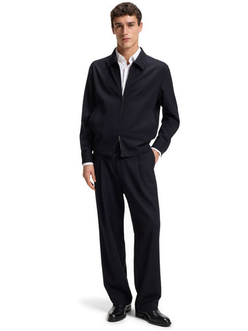 Hugo Boss P-Carper-Zip - Capospalla Uomo - Blu Scuro