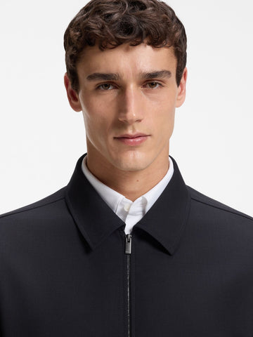 Hugo Boss P-Carper-Zip - Capospalla Uomo - Blu Scuro