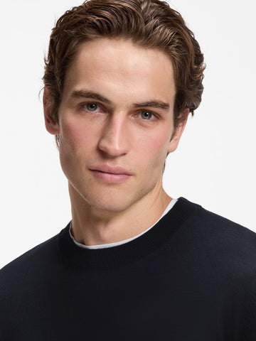 Hugo Boss H-Leno - Maglieria Uomo - Dark Blue