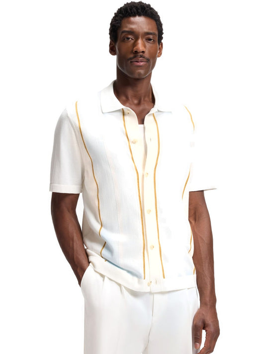 Hugo Boss C-Lastro - Maglieria Uomo - Open White