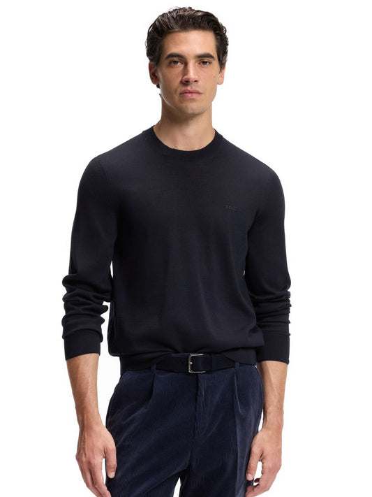 Hugo Boss H-Leno-L - Maglieria Uomo - Blu