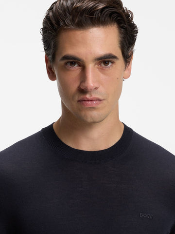 Hugo Boss H-Leno-L - Maglieria Uomo - Blu