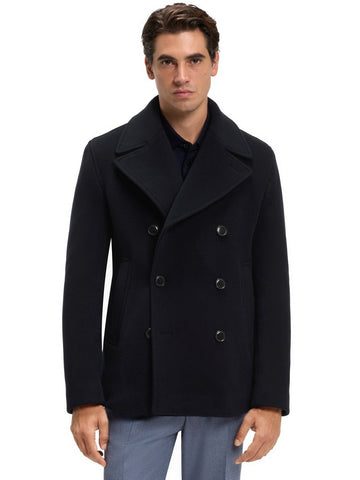 Hugo Boss H-Hyde-Peacoat-264 - Capospalla Uomo - Blu