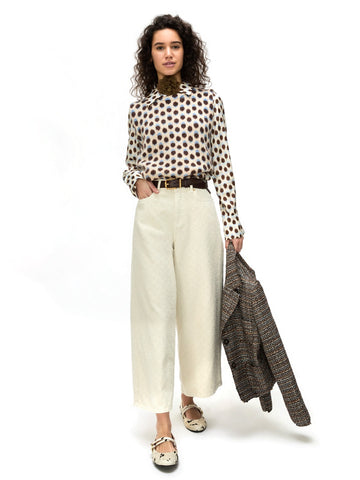 IBlues Iblmadre - Pantaloni Donna - Avorio