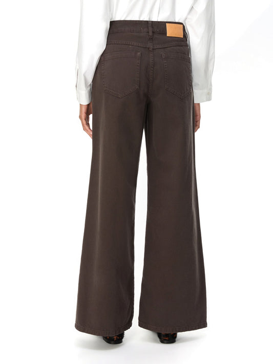 IBlues Iblnina - Pantaloni Donna - Marrone