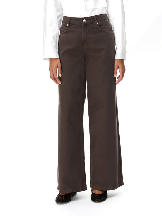 IBlues Iblnina - Pantaloni Donna - Marrone