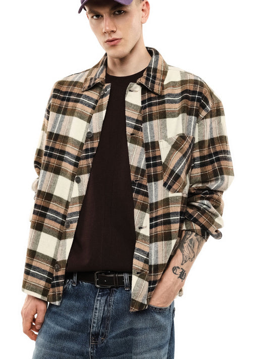 Imperial Camicia - Camicie Uomo - Beige/Verde