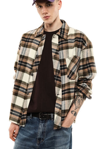 Imperial Camicia - Camicie Uomo - Beige/Verde