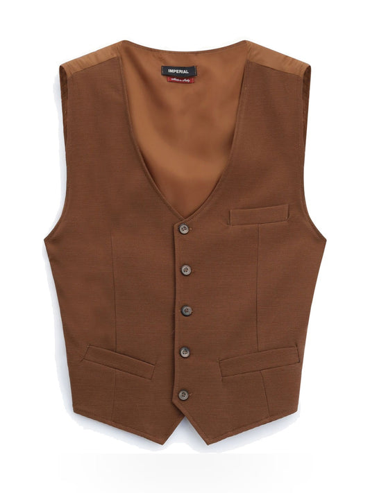 Imperial Gilet - Gilet Uomo - Marrone Bruciato