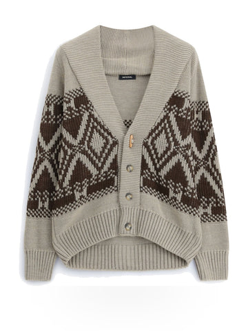 Imperial Maglia - Maglieria Uomo - Multicolor Corda/Marrone