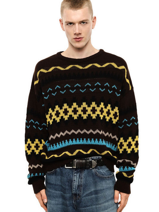 Imperial Maglia - Maglieria Uomo - Fantasia Marrone