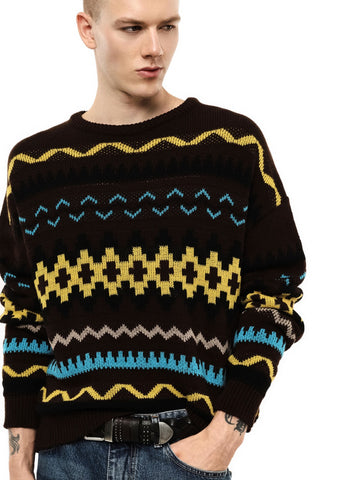Imperial Maglia - Maglieria Uomo - Fantasia Marrone