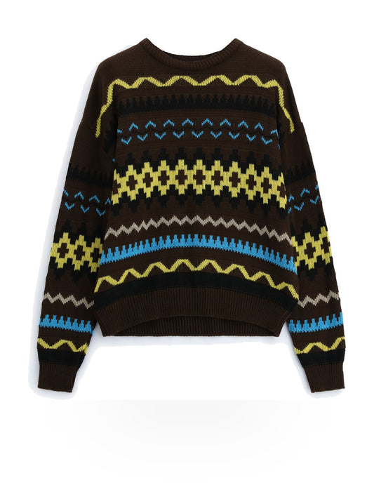 Imperial Maglia - Maglieria Uomo - Fantasia Marrone