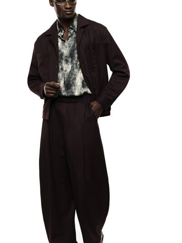 Imperial Pantaloni - Pantaloni Uomo - Melanzana