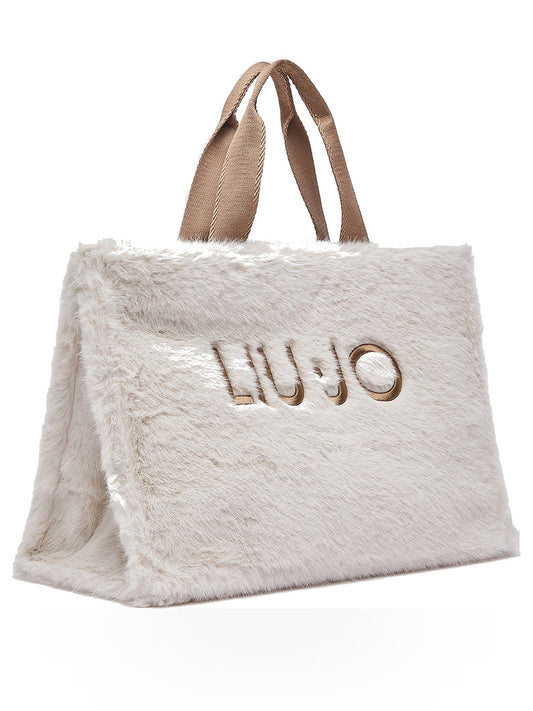 Liu-Jo L Tote Fake Fur - Borse Donna - Burro