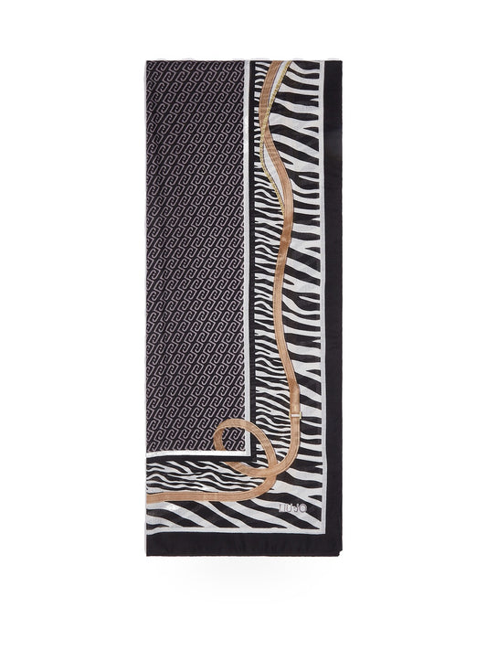 Liu-Jo Ecs Stola Anim. Cint 70x180 - Sciarpe e Foulard Donna - Nero