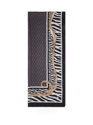 Liu-Jo Ecs Stola Anim. Cint 70x180 - Sciarpe e Foulard Donna - Nero