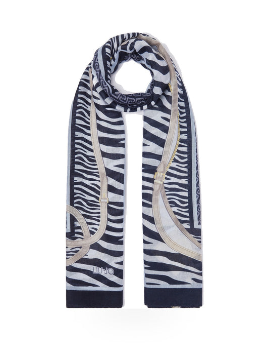 Liu-Jo Ecs Stola Anim. Cint 70x180 - Sciarpe e Foulard Donna - Multicolore