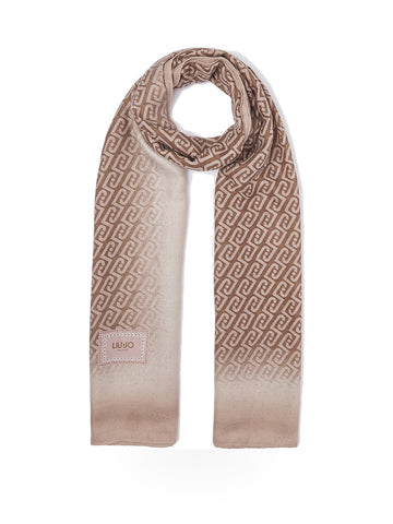 Liu-Jo Ecs Stola Allovershaded - Sciarpe e Foulard Donna - Beige