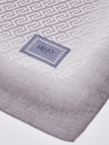 Liu-Jo Ecs Stola Allovershaded - Sciarpe e Foulard Donna - Grigio