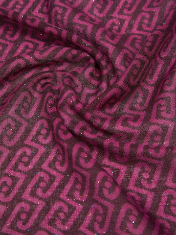 Liu-Jo Ecs Stola Allovershaded - Sciarpe e Foulard Donna - Viola