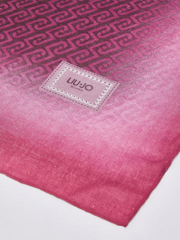 Liu-Jo Ecs Stola Allovershaded - Sciarpe e Foulard Donna - Viola