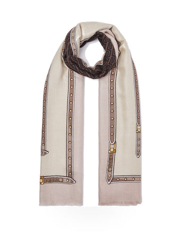 Liu-Jo Stola Studs 70x180 - Sciarpe e Foulard Donna - Quarzo Rosa