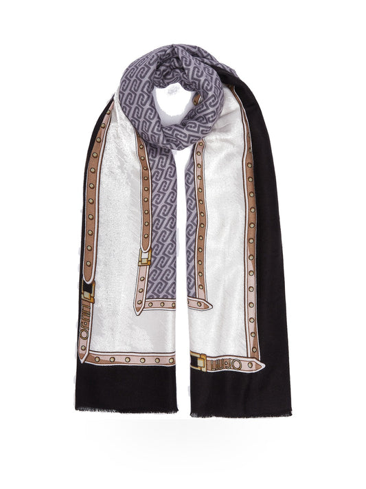Liu-Jo Stola Studs 70x180 - Sciarpe e Foulard Donna - Nero
