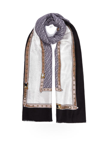 Liu-Jo Stola Studs 70x180 - Sciarpe e Foulard Donna - Nero