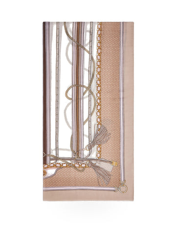 Liu-Jo Ecs Stola Metalware 90x180 - Sciarpe e Foulard Donna - Cammello