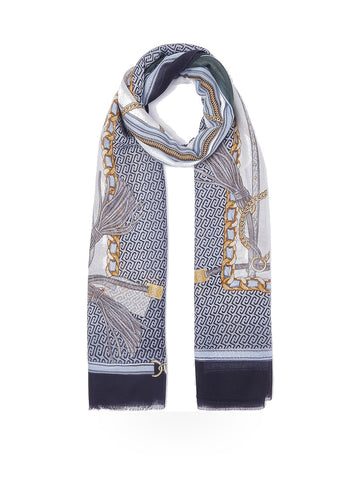 Liu-Jo Ecs Stola Metalware 90x180 - Sciarpe e Foulard Donna - Multicolore