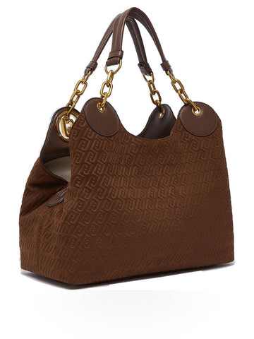 Liu-Jo Accesories M Satchel - Borse Donna - Tabacco