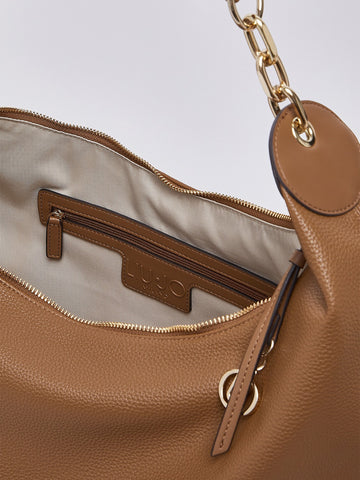 Liu-Jo Accesories Ecs M Hobo - Borse Donna - Cammello