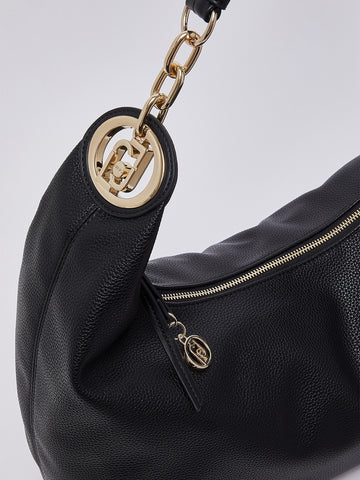 Liu-Jo Accesories Ecs M Hobo - Borse Donna - Nero
