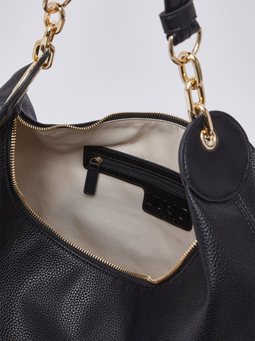 Liu-Jo Accesories Ecs M Hobo - Borse Donna - Nero