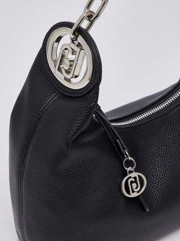 Liu-Jo Accesories Ecs S Hobo - Borse Donna - Nero/Steel