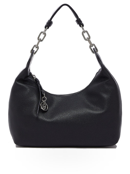 Liu-Jo Accesories Ecs S Hobo - Borse Donna - Nero/Steel