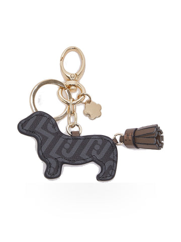 Liu-Jo Dog Key Ring - Portafogli e Portachiavi Donna - Dark Mocha