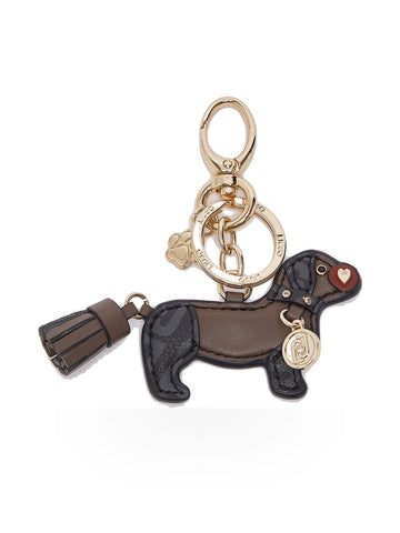 Liu-Jo Dog Key Ring - Portafogli e Portachiavi Donna - Dark Mocha