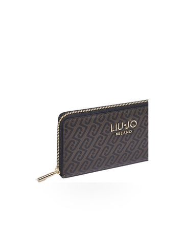 Liu-Jo Xl Zip Around - Portafogli e Portachiavi Donna - T.Moro/Nero