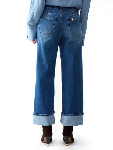 Liu-Jo Denim B.up Good Cropped H.w. - Jeans Donna - Denim