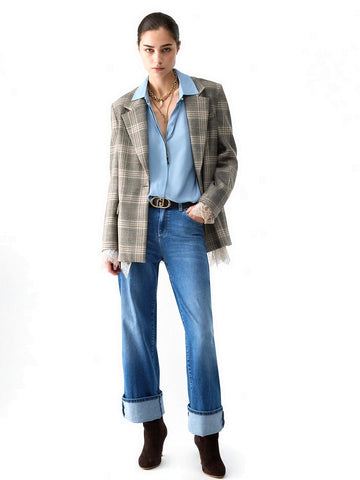Liu-Jo Denim B.up Good Cropped H.w. - Jeans Donna - Denim