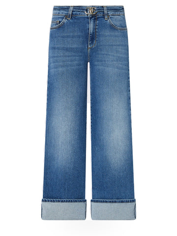 Liu-Jo Denim B.up Good Cropped H.w. - Jeans Donna - Denim