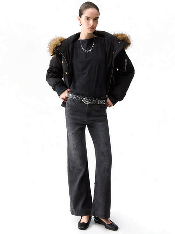 Liu-Jo Pant.flare Glam H.w. - Pantaloni Donna - Nero